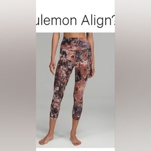 Lululemon High rise Align Crop 23 size 6